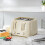GEEPAS (Beige) Geepas 4 Slice Bread Toaster 6Level Browning 1400W 4