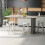 Costway Set of 2 Swivel Bar Stool 76cm Upholstered Kitchen Stools W/ Footrest 7