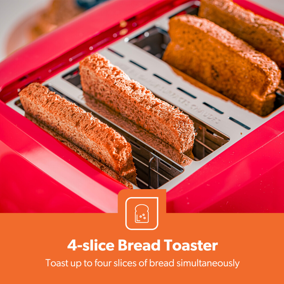 geepas-4-slice-red--wide-slot-bread-toaster-reheat-defrost-function