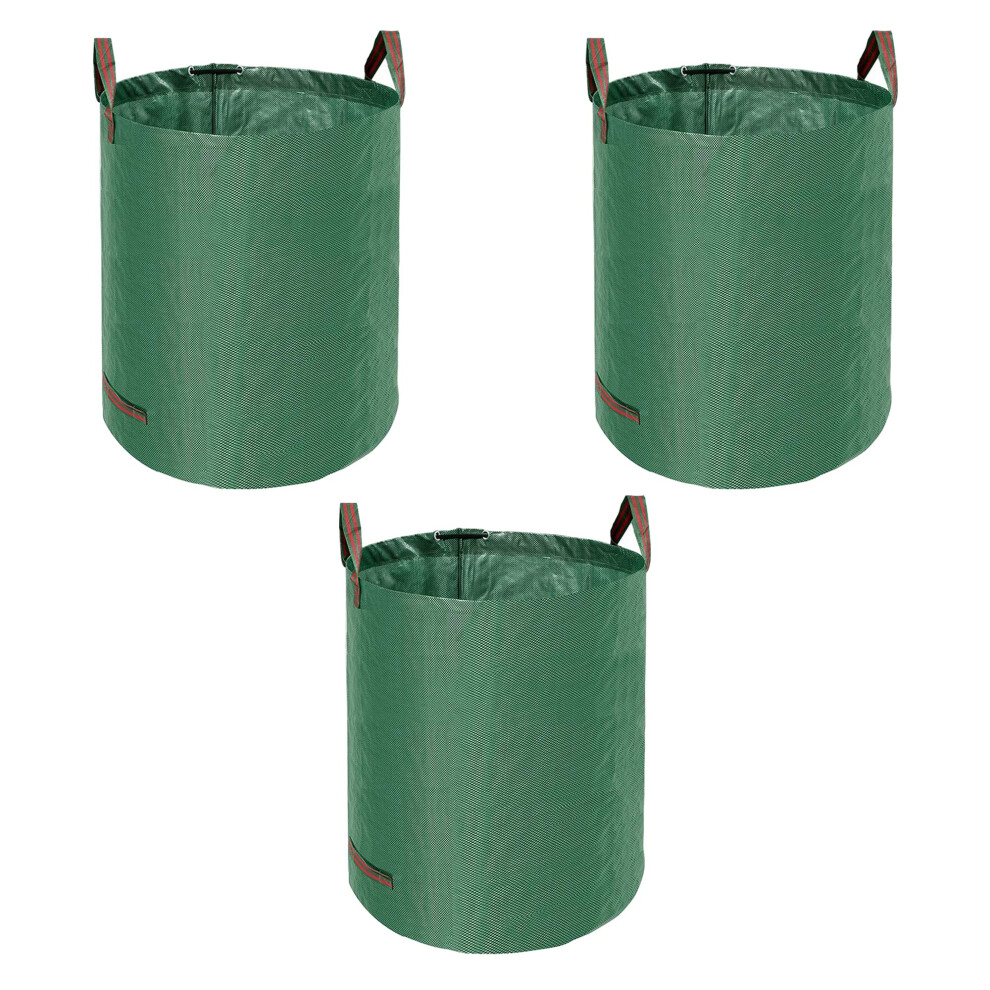 Pack of 3 Heavy Duty Waterproof Garden Waste Bags