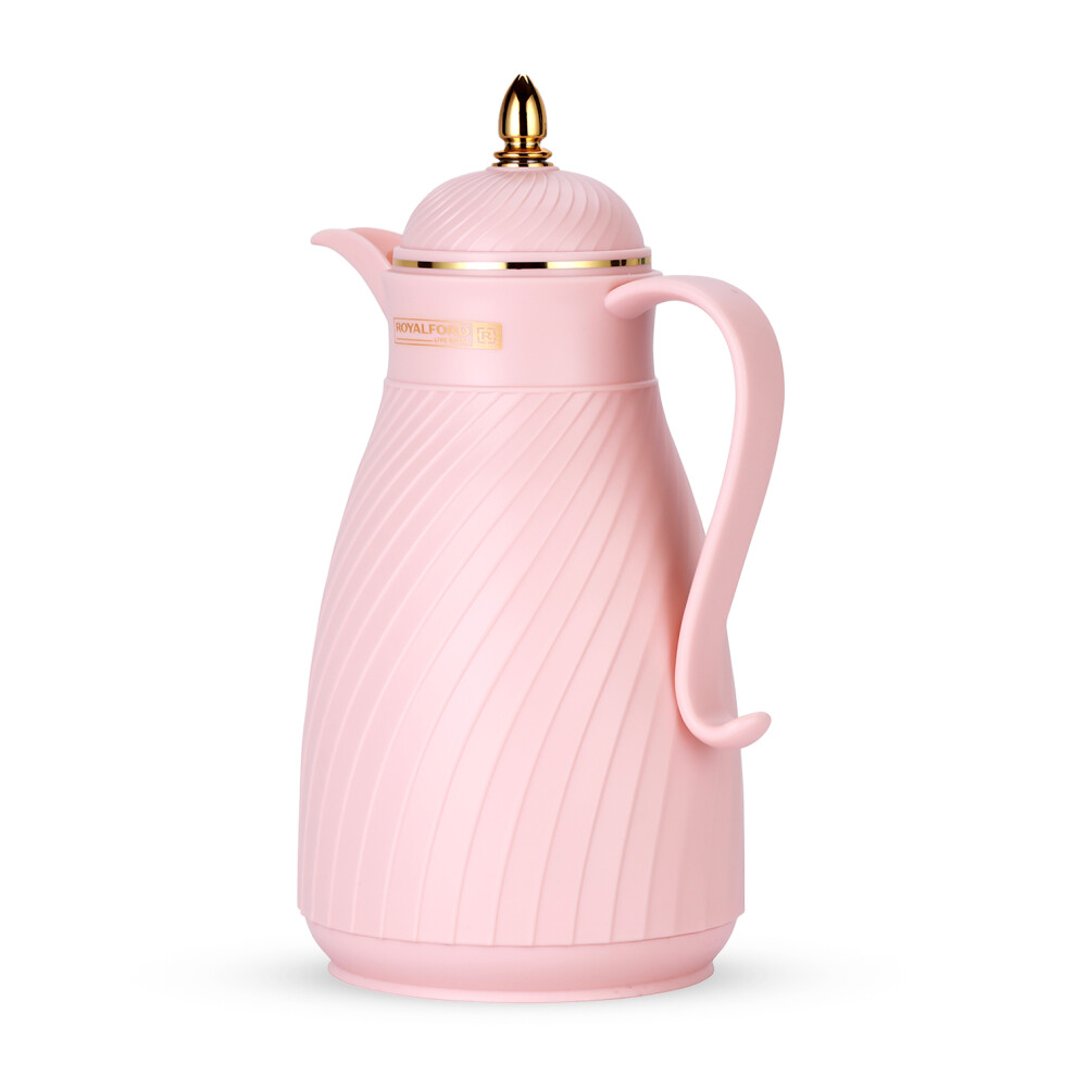 Royalford Unisex Infant Baby Pink 1L Vacuum Flask Thermos Jug Insulated Airpot Hot Cold Drink Camping In - Image 3