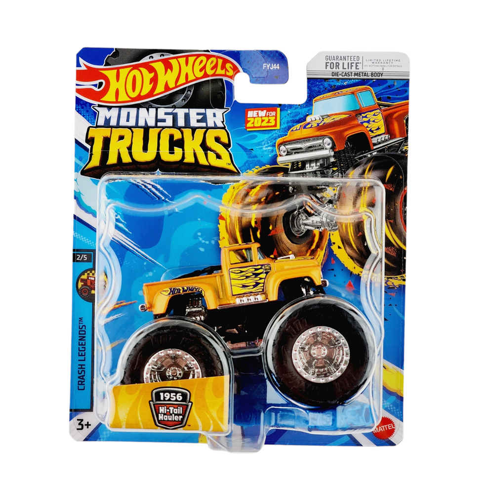 Hot Wheels 2023 Die-cast Monster Truck 1:64 Scale 1956 Hi-Tail Hauler