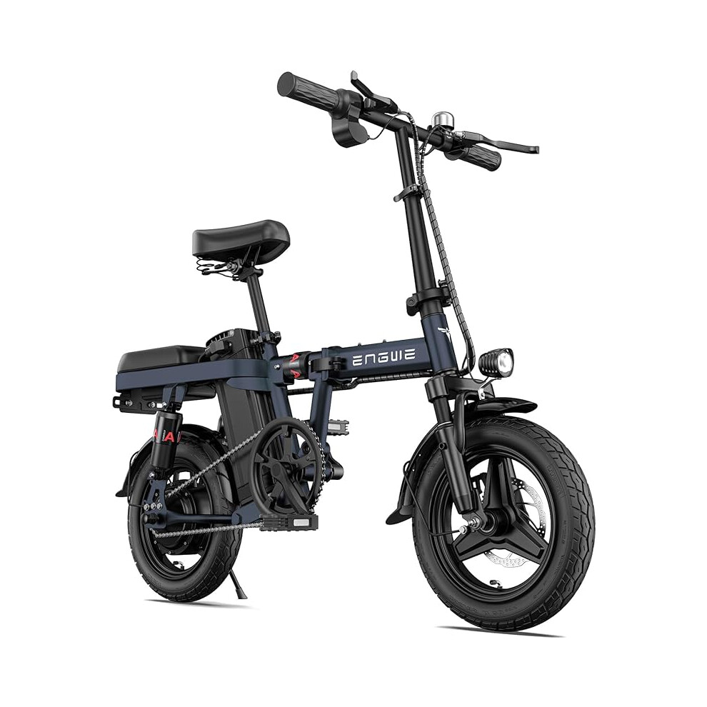 ENGWE T14 Folding Electric Bikes 14" 48V10Ah E-Bike Blue