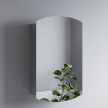 400 x 600mm Single Door Stainless Steel Bathroom Mirror Cabinet