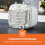 GEEPAS (White) Geepas 4 Slice Bread Toaster 7 Browning Control 8