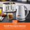 GEEPAS (White) Geepas 4 Slice Bread Toaster 7 Browning Control 9