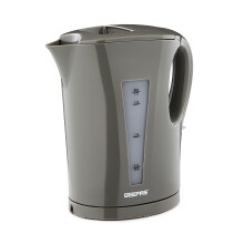 Geepas 2200W 1.7L Cordless Electric Kettle Hot Water Tea Coffee Maker, Grey