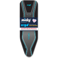 Minky Ergo Replacement Ironing Board Cover - Extra Thick Elasticated, 122 x 38 cm, Prozone Heat Reflective Surface
