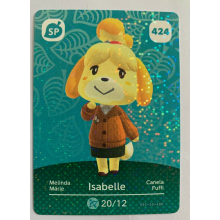 Animal Crossing Amiibo Cards ~424 Isabelle