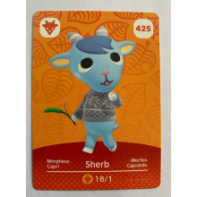 Animal Crossing Amiibo Cards ~425 Sherb