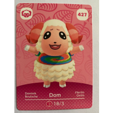 Animal Crossing Amiibo Cards ~427 Dom