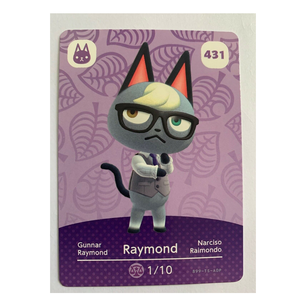 Animal Crossing Amiibo Cards ~431 Raymond