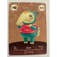 Animal Crossing Amiibo Cards ~442 Zoe
