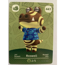 Animal Crossing Amiibo Cards ~447 Roswell