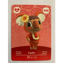 Animal Crossing Amiibo Cards ~448 Faith