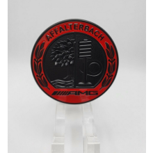 Black Red AMG Badge sticker Affalterbach logo 65mm Apple tree FITS Mercedes AMG