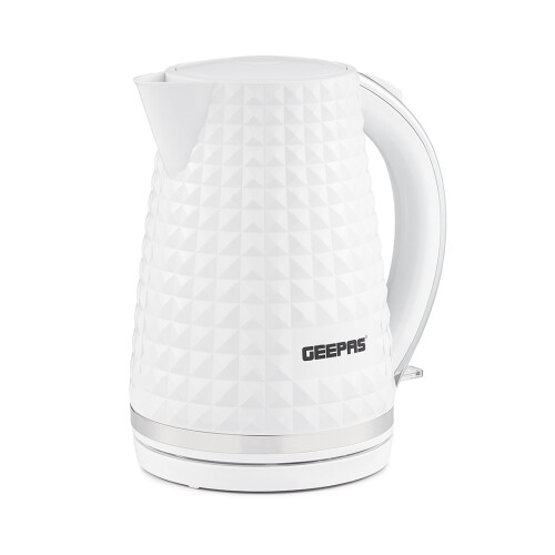 GEEPAS (White) Geepas 1.7L Cordless Electric Kettle 2200W