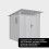 BillyOh BillyOh Centro II Pent Aluminium Metal Shed 9x8 White 5