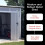 BillyOh BillyOh Centro II Pent Aluminium Metal Shed 9x8 White 9