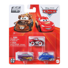 Disney Pixar Cars Hot Rod Racers Mini Die-cast Vehicle 3-Pack
