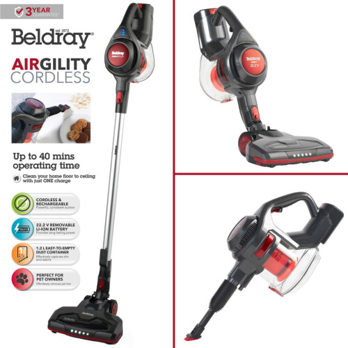 Beldray Beldray Cordless Vacuum Airgility Quick Vac Lite Multi-Surface Cleaner 1