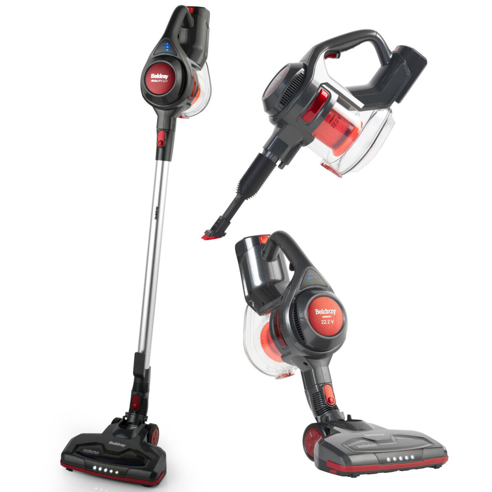 Beldray Cordless Vacuum Airgility Quick Vac Lite Multi-Surface Cleaner