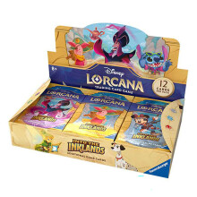 Ravensburger Juego de cartas Disney Lorcana CAJA Into the Inklands, 24 cartas booster