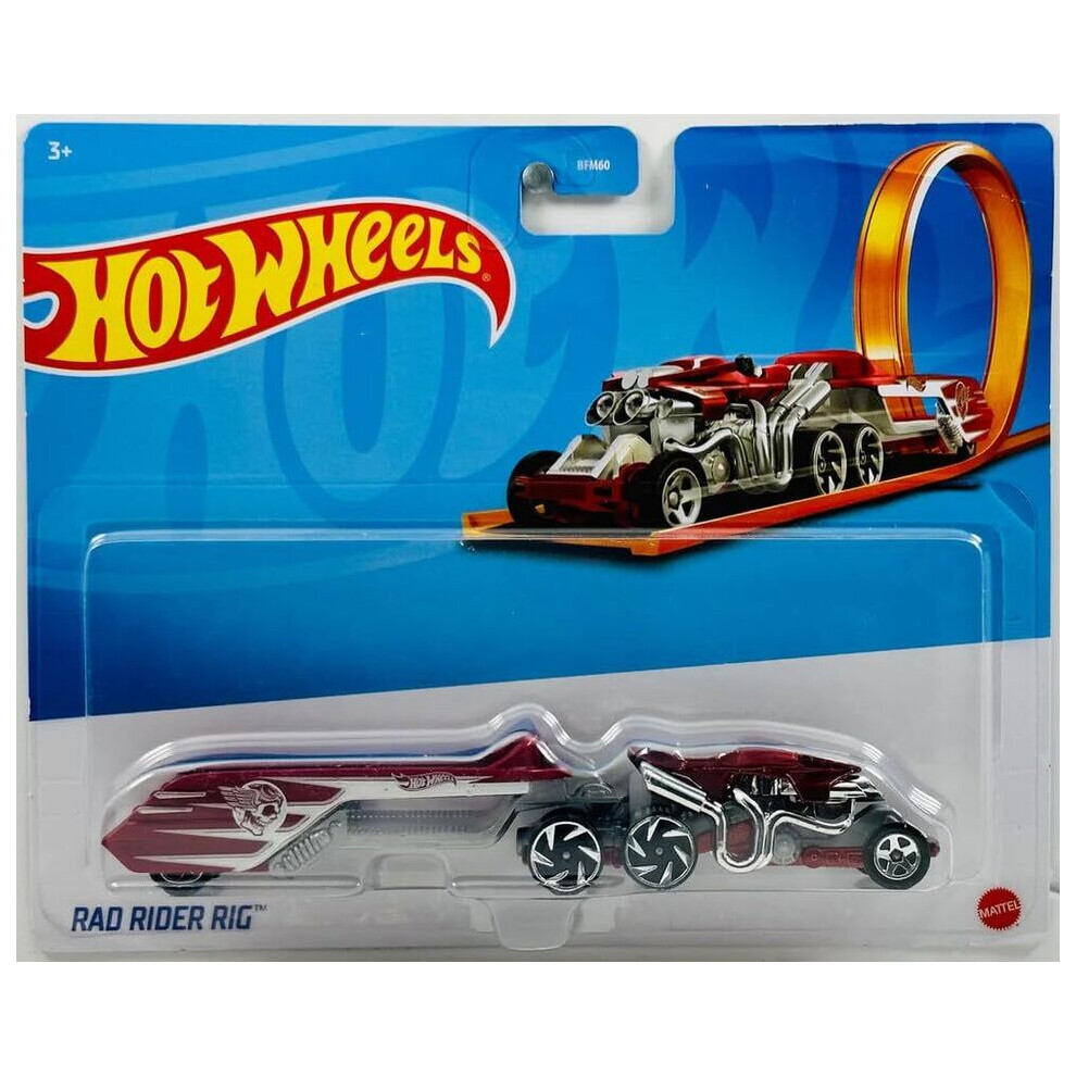 Hot Wheels Die Cast Track Stars Vehicles 1:64 Scale Rad Rider Rig