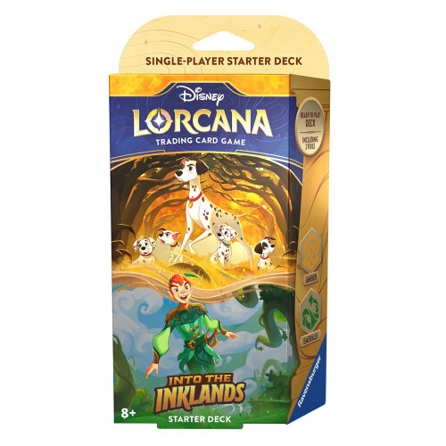 Asmodee Disney Lorcarna 3 - Amber/Emerald Pongo & Peter Pan Deck