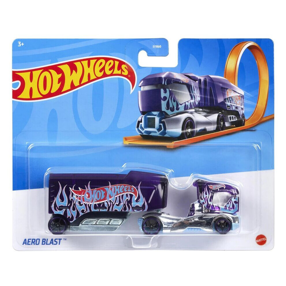 Hot Wheels Die Cast Track Stars Vehicles 1:64 Scale Aero Blast-image-OPC-PDH7ZM6-NEW