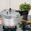 3L Pressure Cooker Induction Hob Aluminium Kitchen Cookware Home Industrial 4