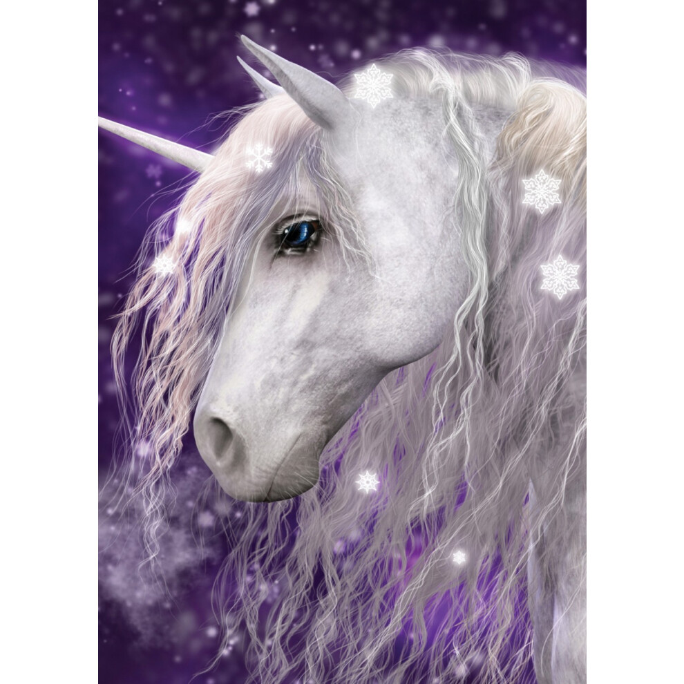 Unicorn Fleece Polar Blanket 100 x 140 cm Fairy light