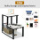 Costway 3-Tier Industrial End Table Sofa Bedside Table Nightstand Office Bookcase 6