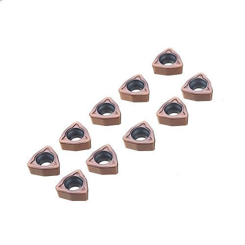 10pcs WCMX030208 Carbide Insert Drill Blade WCMX Milling Inserts for U-drill 2