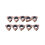 10pcs WCMX030208 Carbide Insert Drill Blade WCMX Milling Inserts for U-drill 4