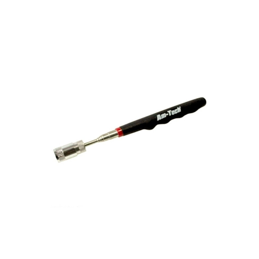 Telescopic Pick-Up Tool Magnetic With LED Light Strong Magnet 30" Reach