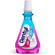 Dentyl Dual Action CPC Mouthwash, 12hrs Fresh Breath & Total Care, Alcohol Free, Fresh Clove, 500 ml