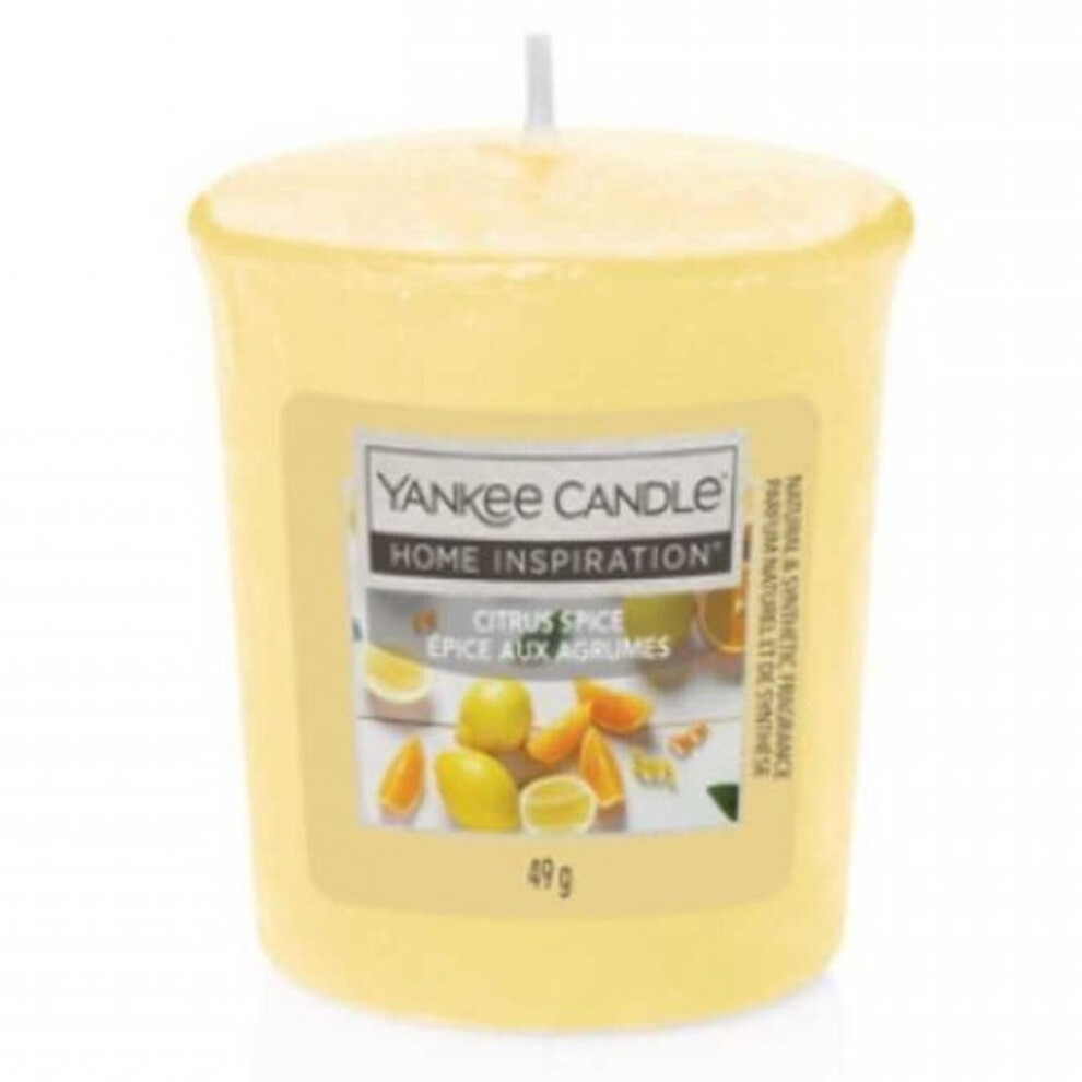 3 Pack Yankee Candle Votives Citrus Spice Scented Votive