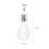 Outdoor Solar Powered Hanging Light Bulbs Warm White 2