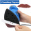 Detail Sander Mouse Palm Sander 12000RPM 130W with 6Pc Sandpaper 2M Cord Dust Collection for Sanding Polishing Tight Small Area Wood Metal Furniture 2