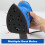 Detail Sander Mouse Palm Sander 12000RPM 130W with 6Pc Sandpaper 2M Cord Dust Collection for Sanding Polishing Tight Small Area Wood Metal Furniture 4