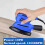 Detail Sander Mouse Palm Sander 12000RPM 130W with 6Pc Sandpaper 2M Cord Dust Collection for Sanding Polishing Tight Small Area Wood Metal Furniture 7