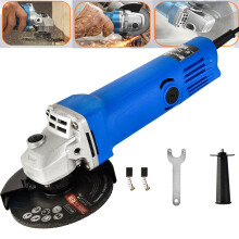 Angle Grinder Tool 550W Electric Angle Grindering 115mm Disc Powerful No Load Speed 12000rpm with Side Handle Grinder Wheel