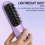Hair Straightener Brush with Temp Negative Ion Styling Comb Purple 4