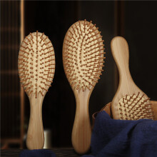Bamboo Anti-Static Wooden Bristles Massage Scalp Comb Hairbrushes