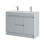 Large 1200mm Vanity Unit & Double Basin Freestanding 100% Waterproof 2