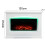 Living And Home 34 Inch Electric Fireplace with Surround Set 7 LED Mood Light 4