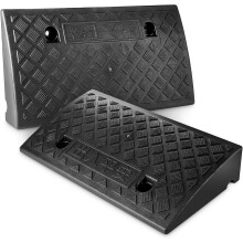 2x Curb Ramp Rubber Vehicle Slope Kerb Garage Ramps Car Wheelchair