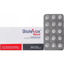 BioleVox Neuro na bole kregosłupa nerwobole tab 30 sztuk for back pain neuralgia