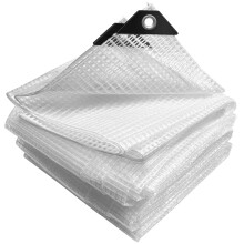 Protection tarpaulin in resistant and waterproof Polyethylene 180g/m² white 1.5x6m